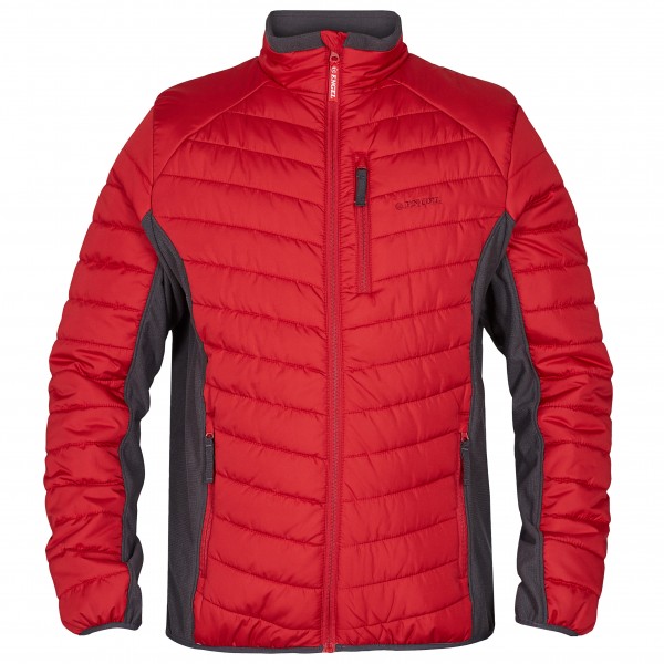 Engel Quilted Jacket Red/Anthracite Grey