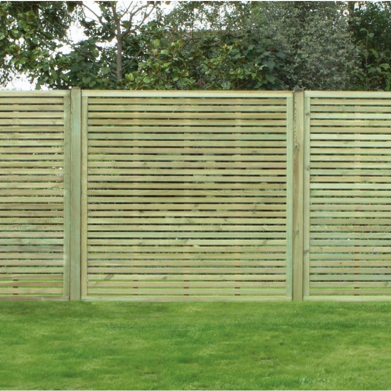 Slatted Fence Panel 1800mm X 1200mm