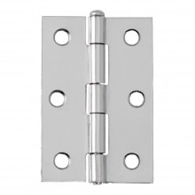 1840 Light Butt Hinges Loose Pin 89mm CP