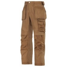 Snickers 3214 Canvas+ Holster Work Trousers Brown