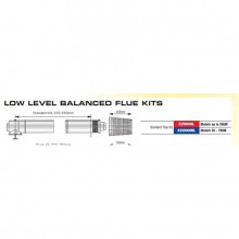 Grant Low Level Balanced Standard Flue Kit 50-90 EZ90IRL