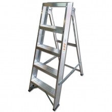 LFI Tuff Aluminium Builders Step Ladder 5 Tread