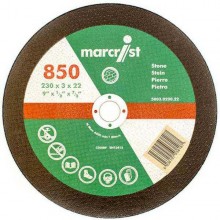 Marcrist 850 Flat Stone Cutting Disc 230mm x 22mm x 3mm