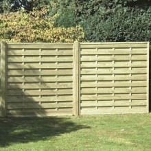Square Horizontal Fence Panel 1800mm x 1800mm
