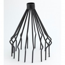Pointed Chimney Cage Black