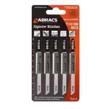 ABRACS ABT101BR Jigsaw Blades Wood 5PC Pack