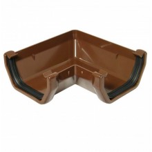Square Gutter Angle 90D 114mm Brown