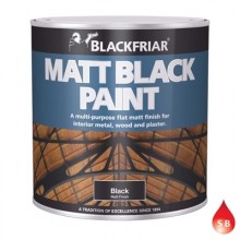 Blackfriar Matt Black Paint 500ml
