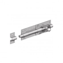 Straight Tower Bolt Zinc 100mm Pre-Packed