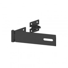 Hasp & Staple Safety Black 150mm Pre-Packed