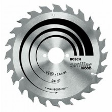 Bosch Optiline Circular Saw Blades 184mm x 16mm x 24T