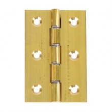 DSW Double Steel Washered Hinges 76mm Brass