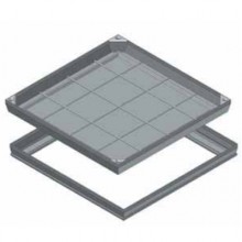 Broadstel Recessed Cover & Frame 600mm x 600mm SS Edge