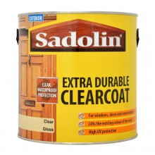 Sadolin Extra Durable Clearcoat Gloss Varnish 2.5Lt