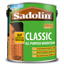 Sadolin Classic Wood Protection Light Oak 2.5Lt