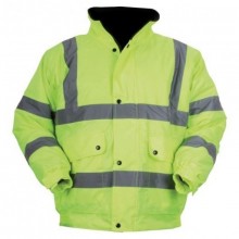 High Visibility Contractors Bomber Jacket Large