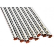 Copper Pipe Chrome Plated 15mm x 1Mt