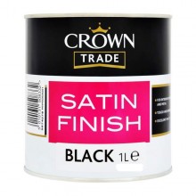 Crown Trade Satin Black 1Lt