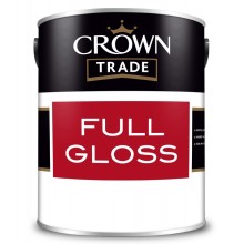 Crown Trade Full Gloss Brilliant White 5Lt