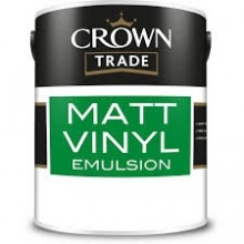 Crown Trade Matt Emulsion Black 2.5Lt