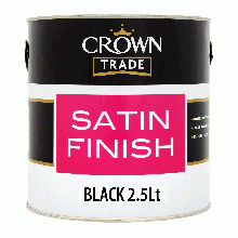 Crown Trade Satin Black 2.5Lt
