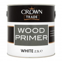 Crown Trade Wood Primer White 2.5Lt