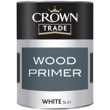 Crown Trade Wood Primer White 5Lt