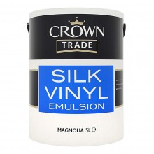 Crown Trade Silk Emulsion Magnolia 5Lt