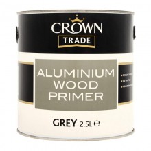 Crown Trade Aluminium Wood Primer Grey 2.5Lt