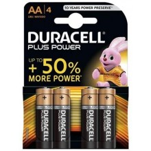 Duracell Plus Power AA Battery 4Pk