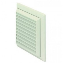 Domus EasiPipe F6904 Louvred Vent + Flyscreen 150mm White