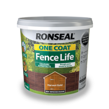 Ronseal 1 Coat Fence Life 5Lt Harvest Gold