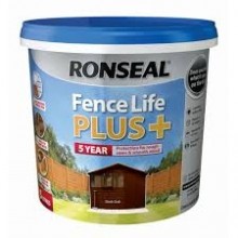 Ronseal Fence Life Plus+ Dark Oak 5Lt