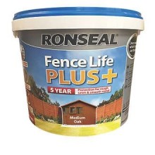 Ronseal Fence Life Plus+ Medium Oak 5Lt
