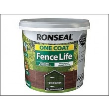 Ronseal 1 Coat Fence Life 5Lt Forest Green