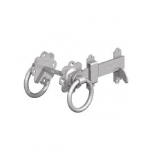 Ring Handle Gate Latch Galvanised 150mm Pre-Packed