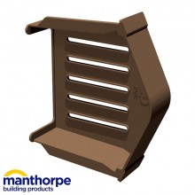 Manthorpe uPVC Eaves Closer Unit Brown