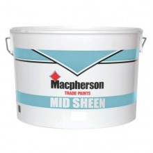 Macpherson Mid Sheen Emulsion Brilliant White 10Lt