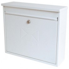 Elegance Post Box White
