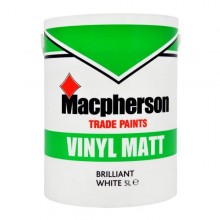 Macpherson Vinyl Matt Emulsion Brilliant White 5Lt