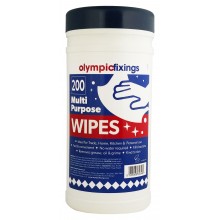 Multi Puprose Clean-Up Wipes 200/Tub