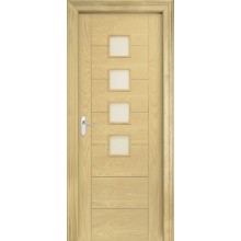 Palermo White Oak 4 Lite Door Unglazed Fully Finished