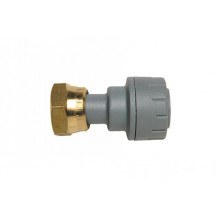 Polyplumb Straight Tap Connector 15mm x 3/4inch