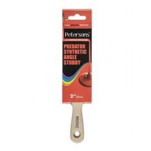 Petersons Predator Synthetic Angle Stubby Paint Brush 2"