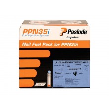 Paslode PPN35i 35 x 3.4mm Twisted Electro Galv Nails (1250) + 1 Fuel Pack