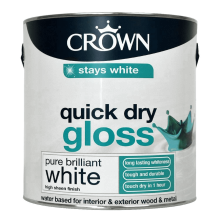 Crown Retail Quick Dry Gloss Brilliant White 750ml