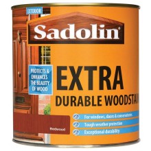 Sadolin Extra Durable Woodstain Redwood 1Lt