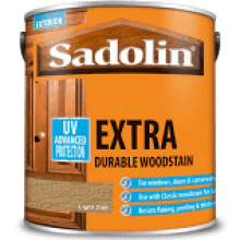 Sadolin Extra Durable Woodstain Light Oak 2.5Lt