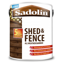 Sadolin Shed & Fence Stain Grey Shadow 5Lt