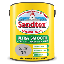 Sandtex Microseal Ultra Smooth Masonry 5Lt Gallery Grey
